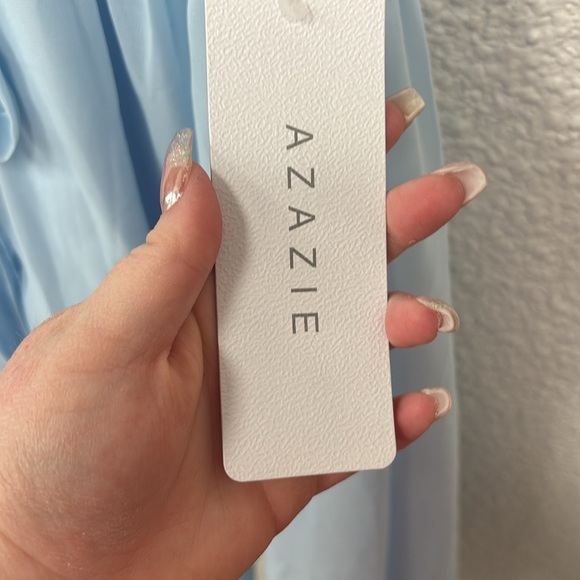 AZAZIE Women’s Angie Sky Blue Formal or Bridesmaids Dress Size 12 - Picture 5 of 9